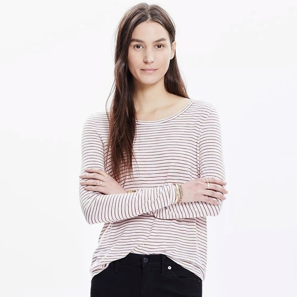 Madewell | Stripe Knit Jersey‎ Long Sleeve XS - Picture 1 of 10